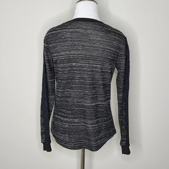 Rebecca Taylor Black & Gray Lace Detail Sweater XS - Picture 5 of 8